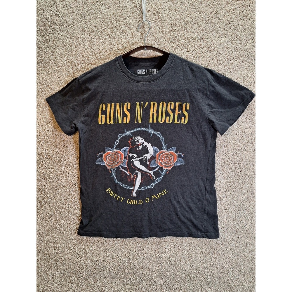 Guns N' Roses T-Shirt Mens Medium Sweet Child O' Mine Print Pullover